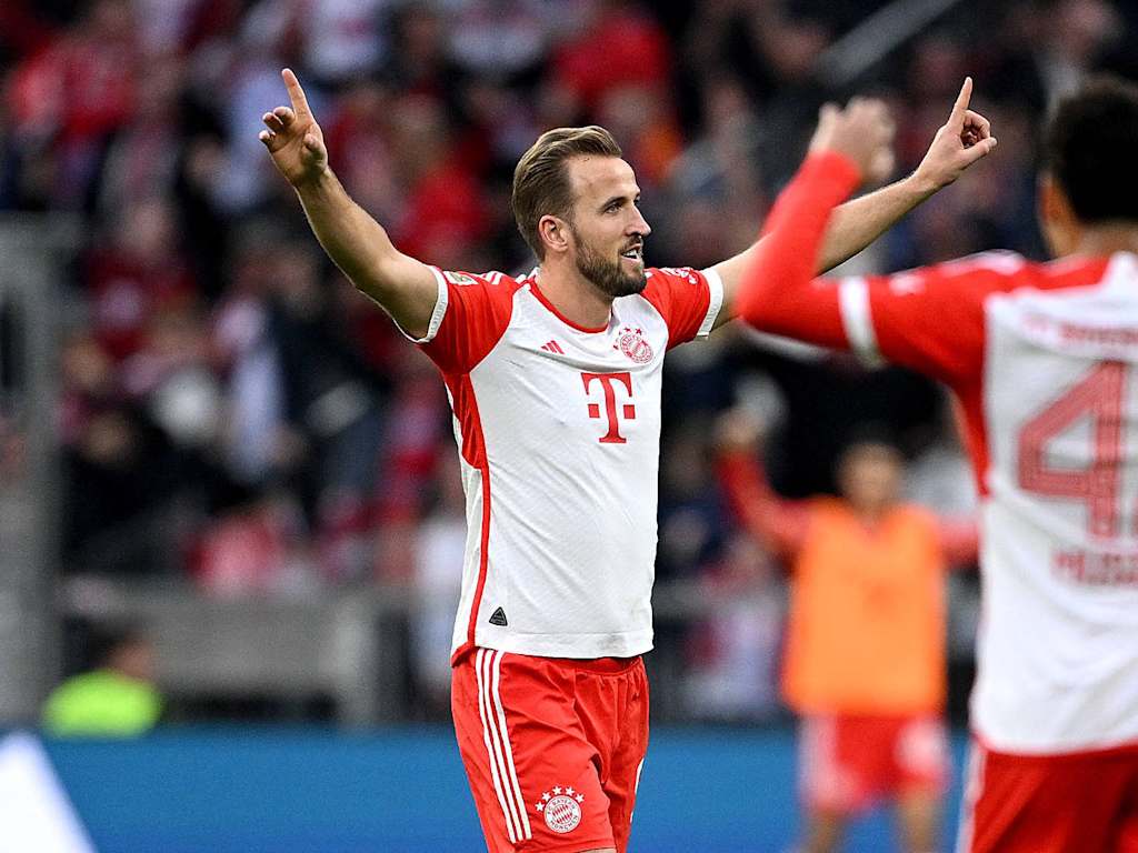 Harry Kane was the scorer of the FC Bayern Goal of the Month for October 2023