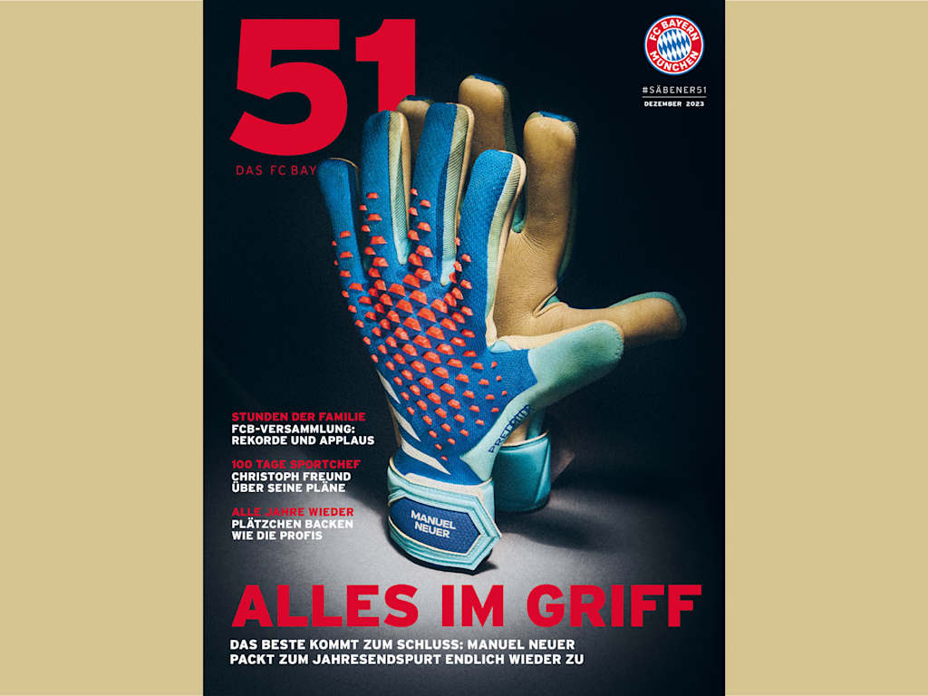 Cover FC Bayern Magazin 51 Dezember 2023
