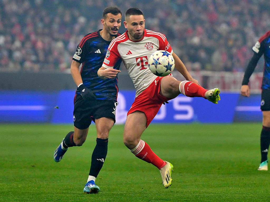 Spielszene aus der Champions League-Partie FC Bayern gegen FC Kopenhagen
