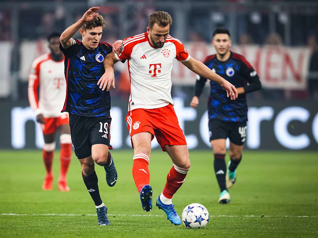 Szene der Partie FC Bayern gegen FC Kopenhagen in der Champions League