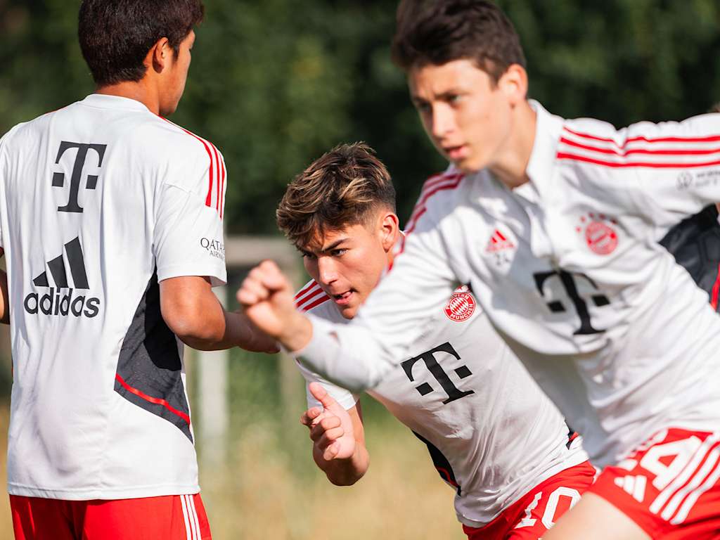 Entrenamiento de los jugadores del FC Bayern World Squad