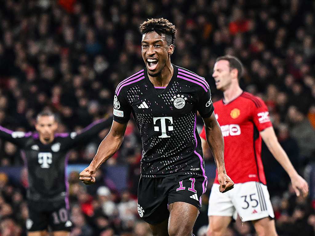 Spielszene aus dem Champions League-Spiel Manchester United gegen FC Bayern