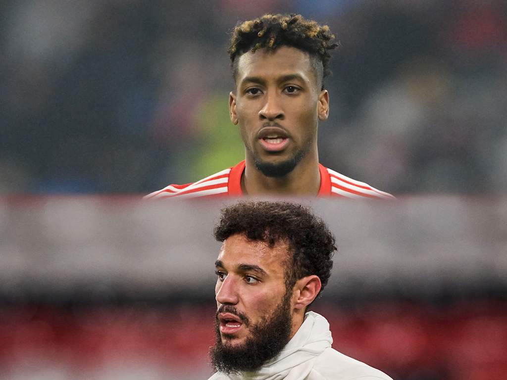 Kingsley Coman, Noussair Mazraoui, FC Bayern