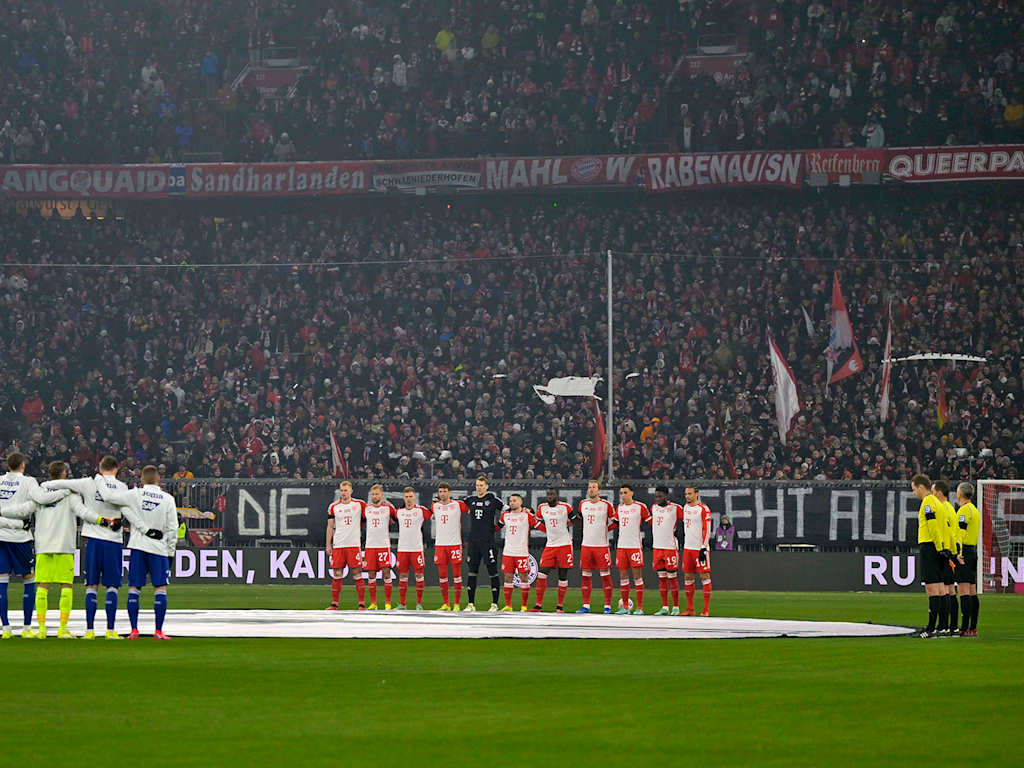 Gedenkminute für Franz Beckenbauer vor FC Bayern vs. TSG Hoffenheim