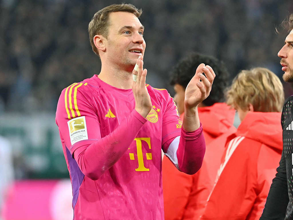 Manuel Neuer und Leon Goretzka vom FC Bayern