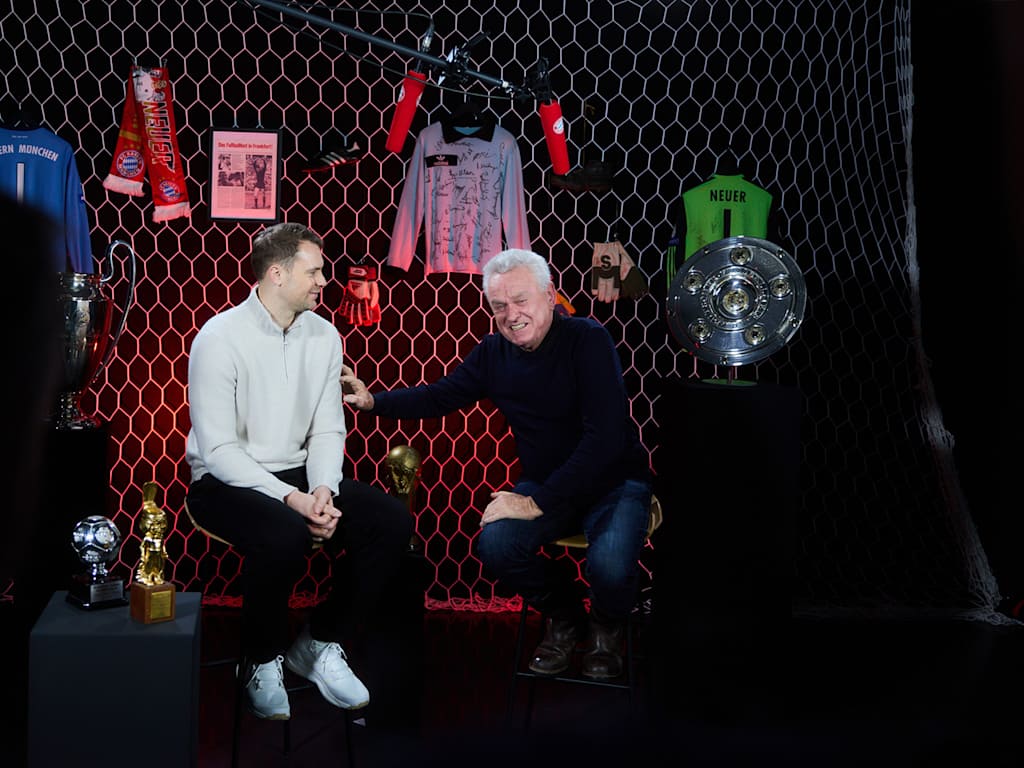 Sepp Maier and Manuel Neuer in conversation