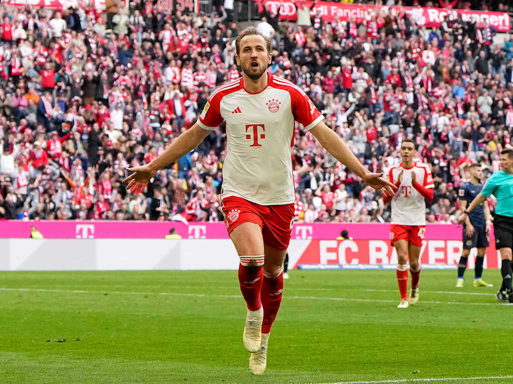 Harry Kane Jubel FC Bayern