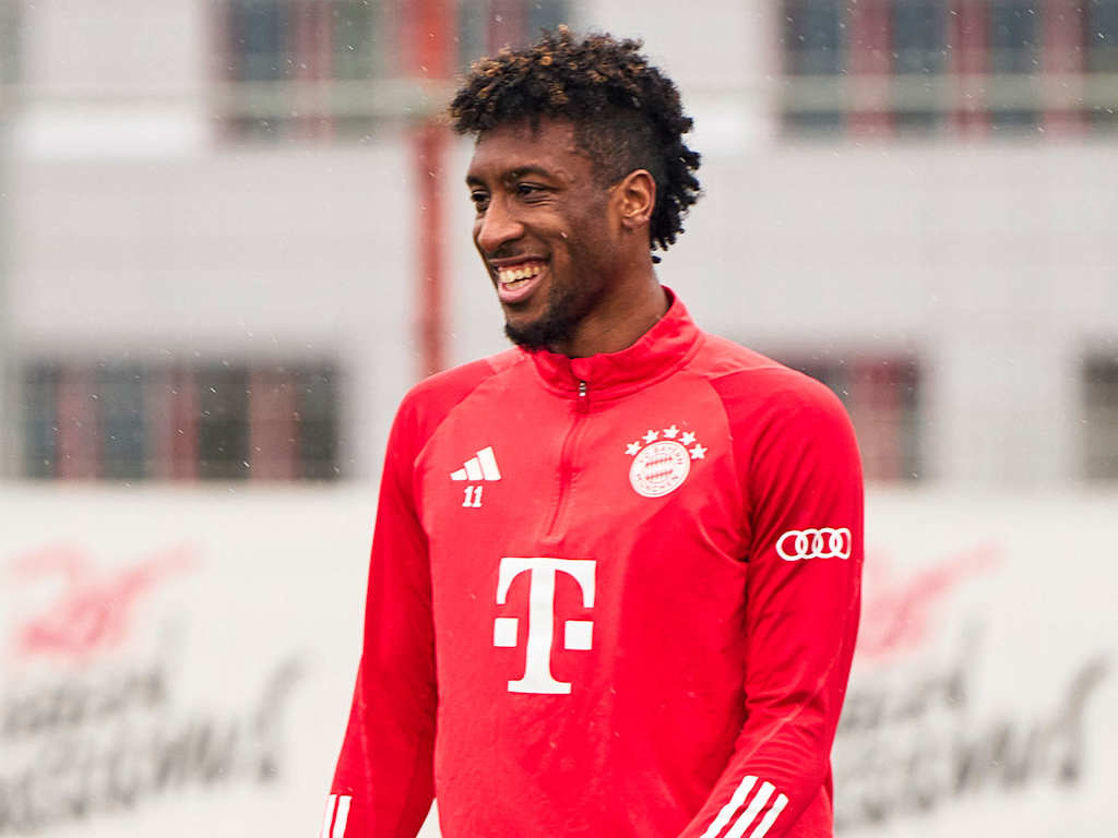 Kingsley Coman entrenamiento FC Bayern