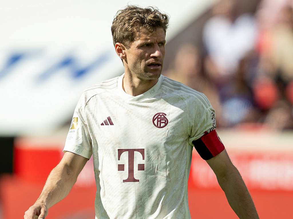 Thomas Müller im Bundesliga-Spiel des FC Bayern in Heidenheim