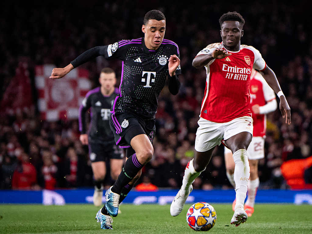 Spielszene aus dem Champions League-Viertelfinale FC Arsenal vs. FC Bayern