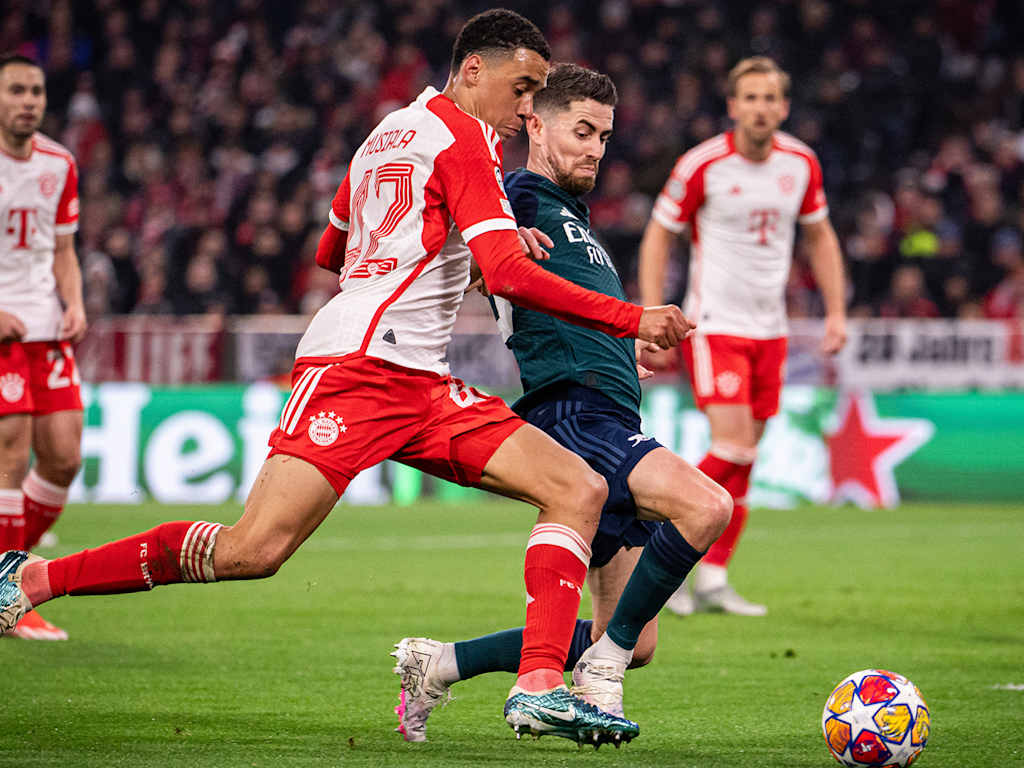 Spielszene des Champions League-Duells FC Bayern - FC Arsenal