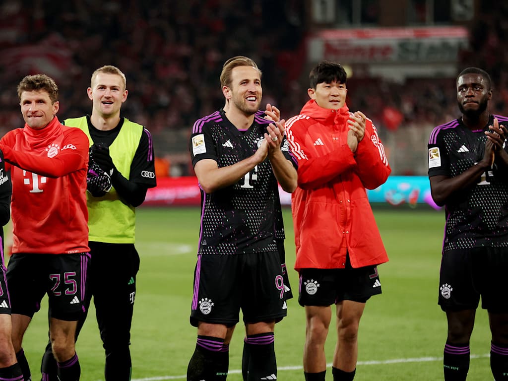 Harry Kane celebra victoria FC Bayern ante Union Berlin