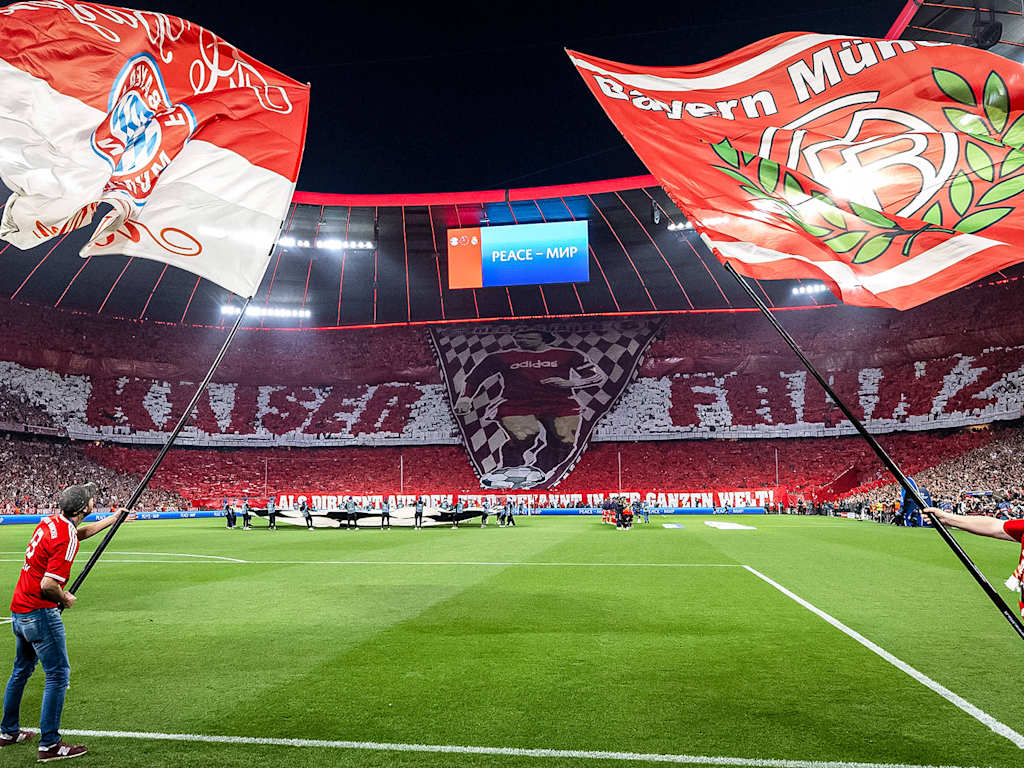 Choreo vor FC Bayern - Real Madrid