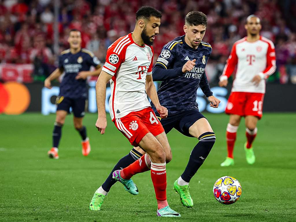 Spielszene des Champions League-Duells FC Bayern - Real Madrid