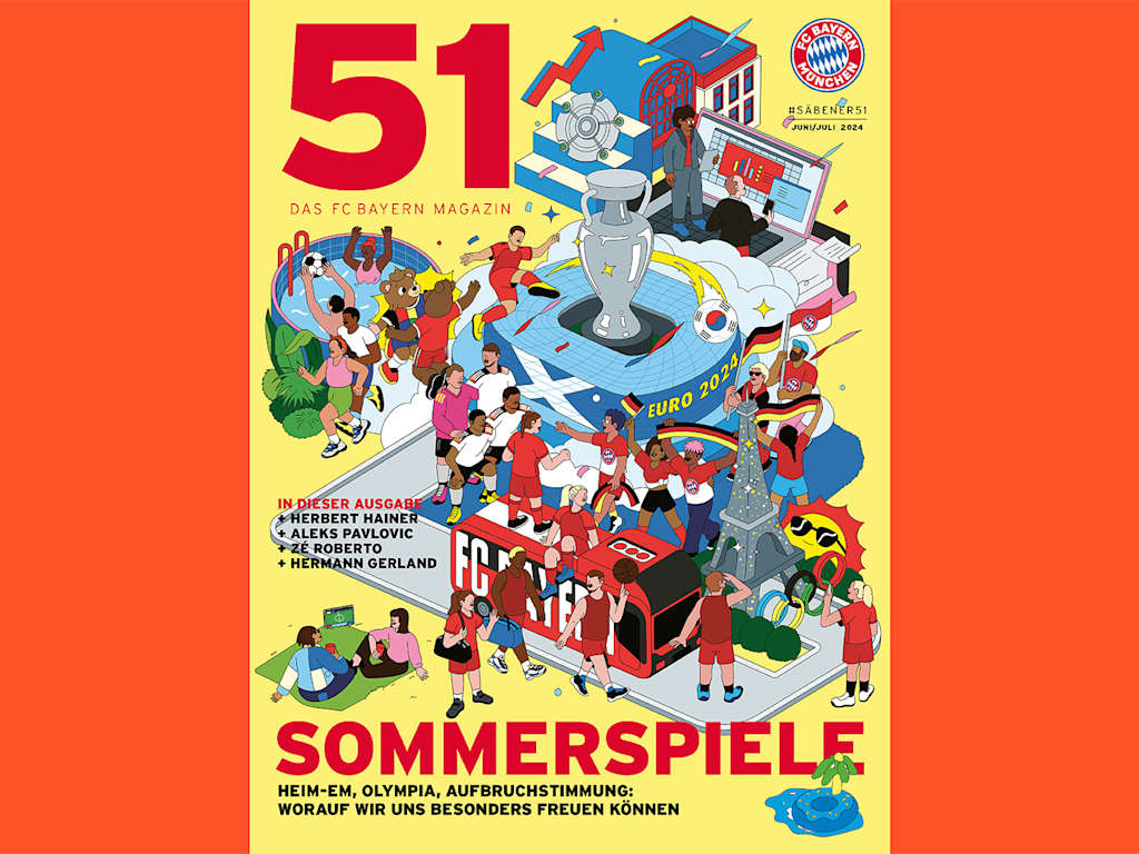 Cover FC Bayern Magazin 51 Juni Juli 2024