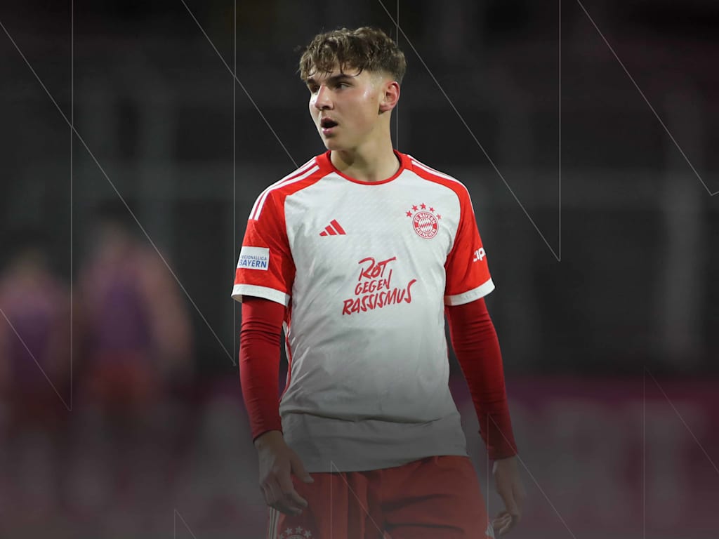 Porträt von Max Scholze, der seinen Vertrag beim FC Bayern verlängert hat
