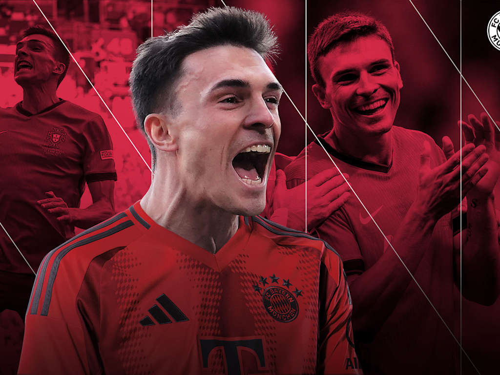 João Palhinha con la camiseta del FC Bayern