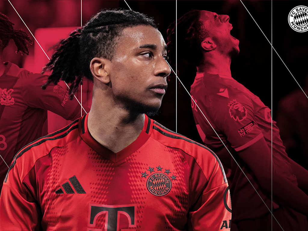Michael Olise im Trikot des FC Bayern