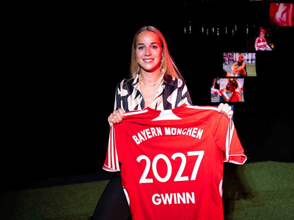 Giulia Gwinn verlängert ihren Vertrag mit den FC Bayern Frauen bis 2027