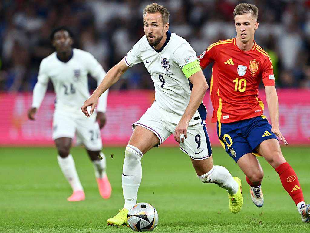 Harry Kane en el España-Inglaterra