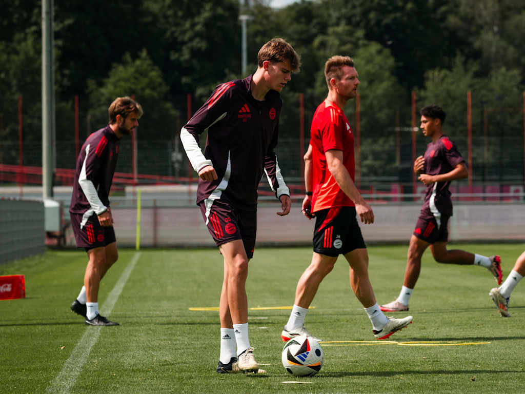 Training der FC Bayern Amateure.