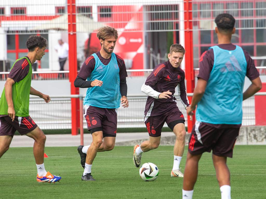 Training der FC Bayern Amateure.