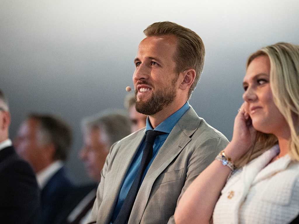 Harry Kane bei der Verleihung des Goldenen Schuhs