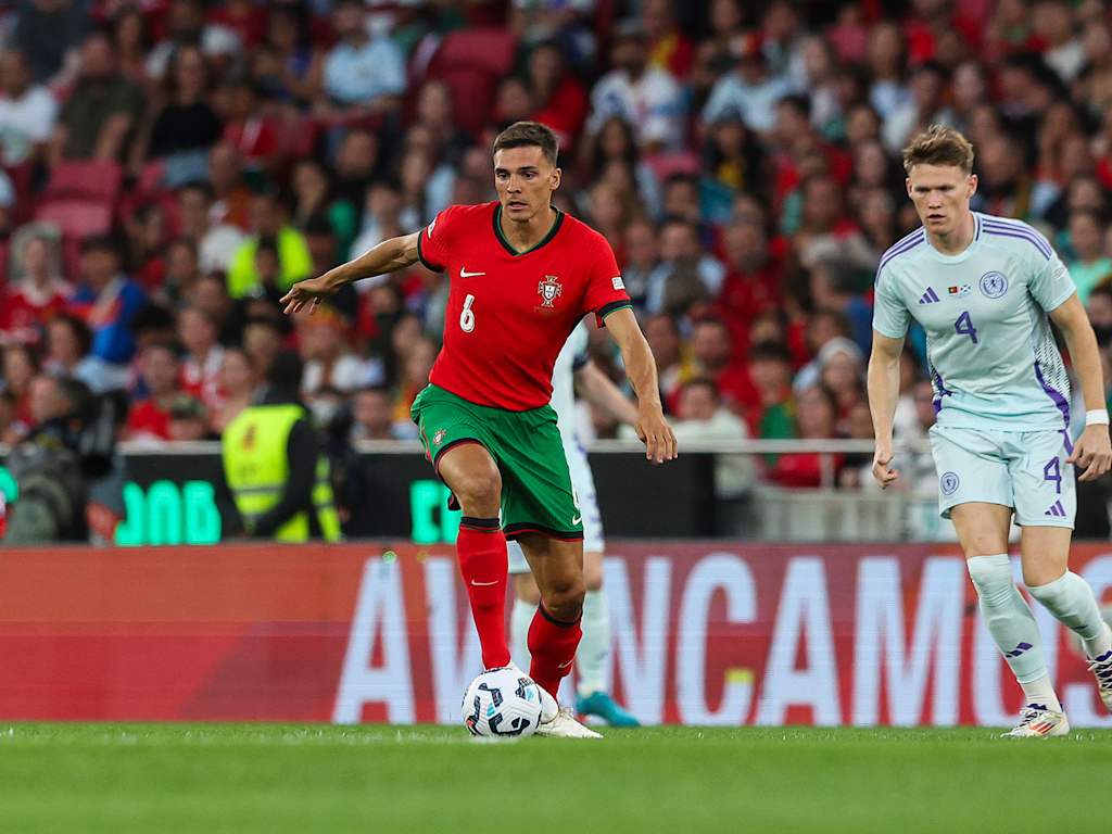 Joao Palhinha im Länderspiel gegen Schottland