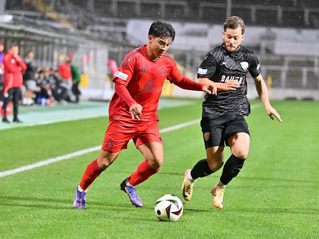 Angelo Brückner, im Spiel der FC Bayern Amateure gegen den TSV Buchbach