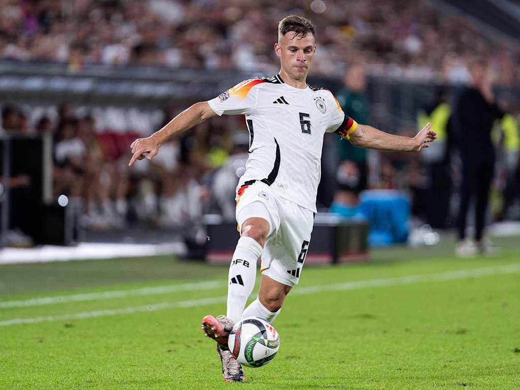 Joshua Kimmich beim Spiel der deutschen Nationalmannschaft gegen die Ukraine