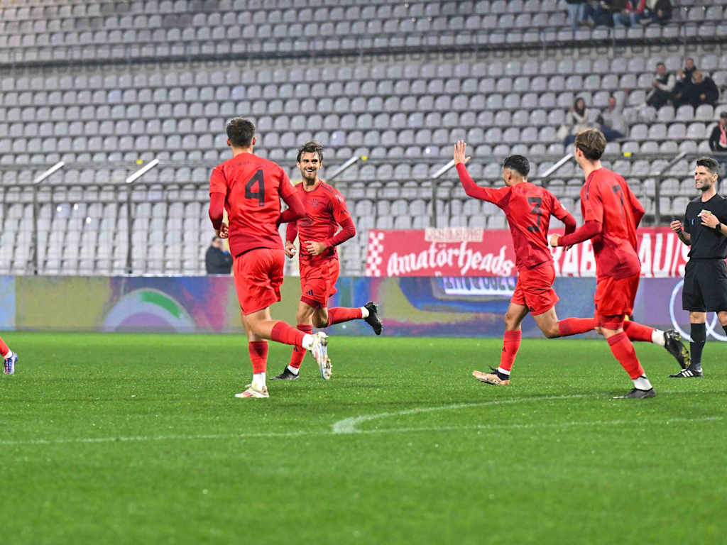 Jubel der FC Bayern Amateure