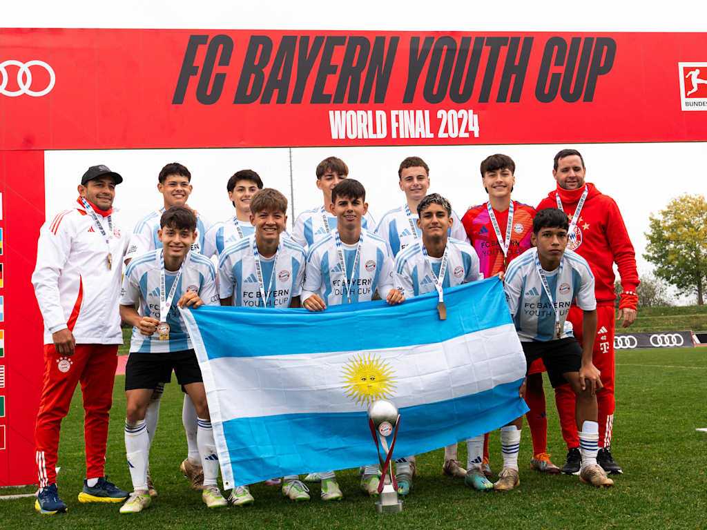 Team Argentina at the FC Bayern Youth Cup