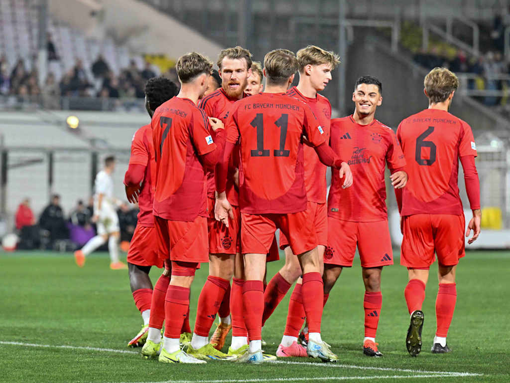 Jubel der FC Bayern Amateure