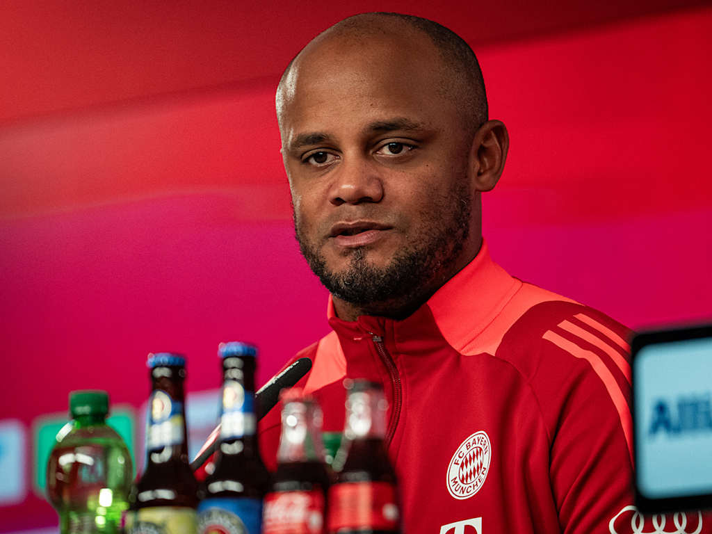 FC Bayern Vincent Kompany press conference