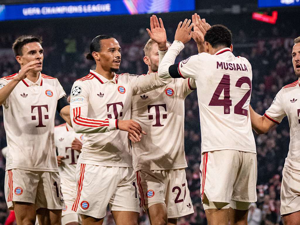 Jugada partido FC Bayern Benfica