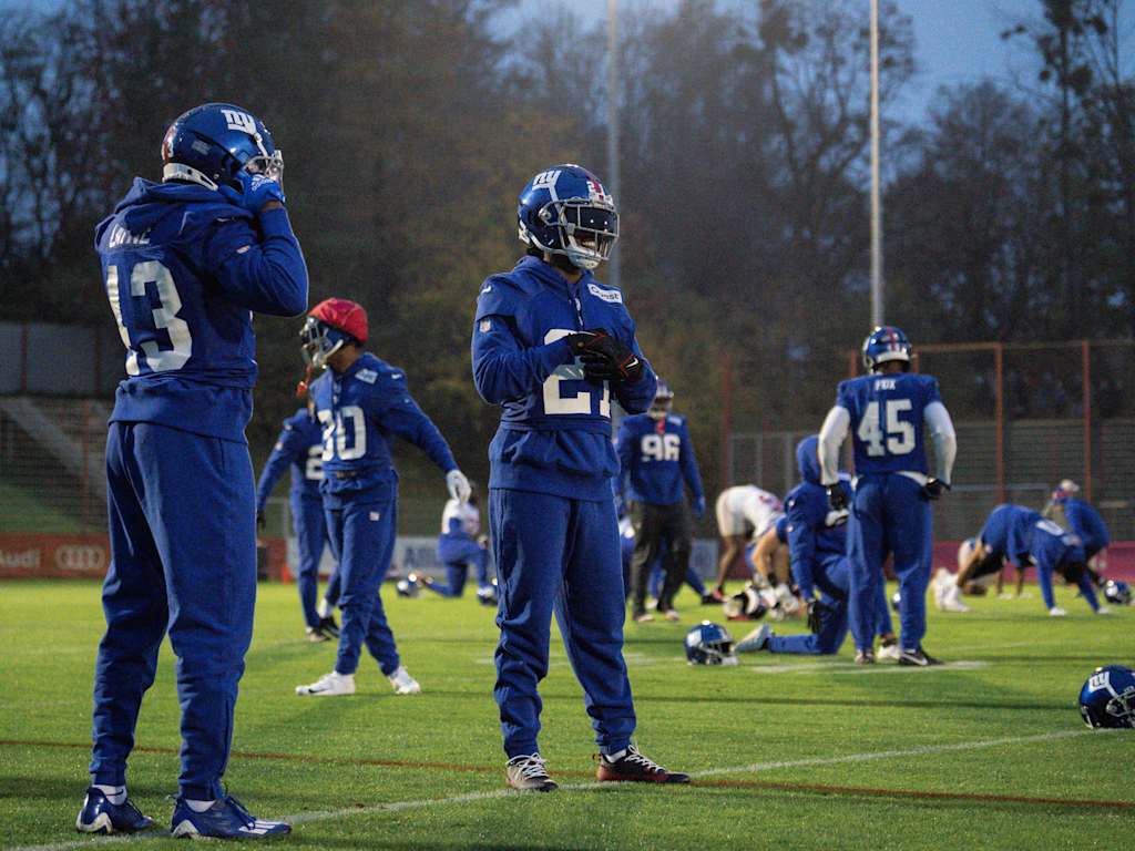 Los New York Giants en la Säbener Straße
