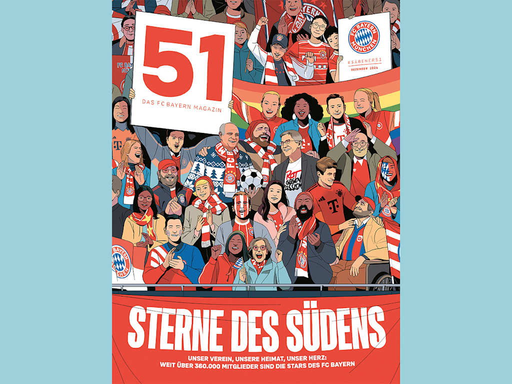 Cover FC Bayern Magazin 51 Dezember 2024
