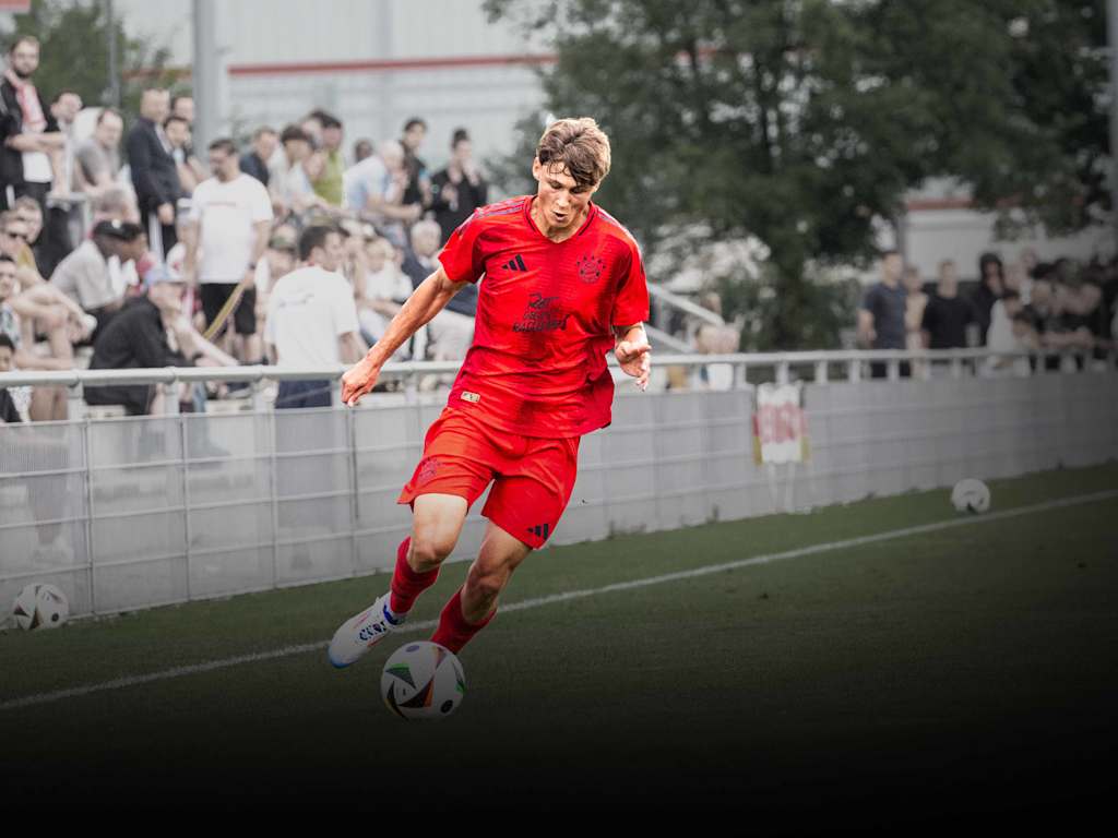 Spielszene aus dem Duell der FC Bayern U19 gegen den FC Ingolstadt 04