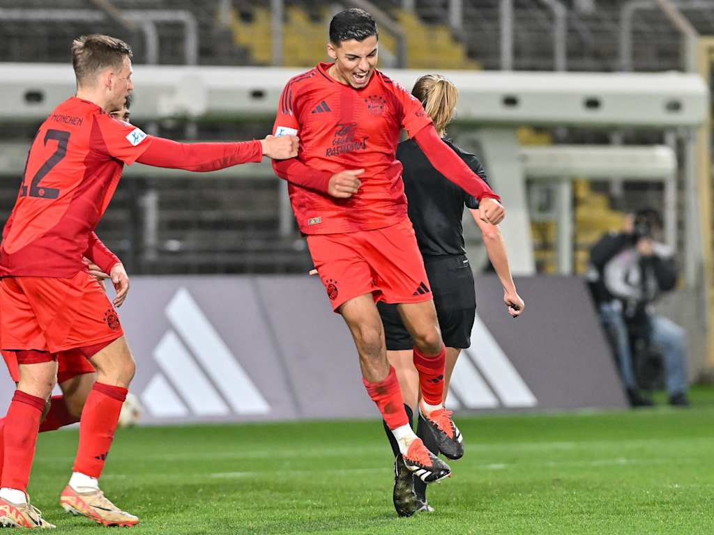 FC Bayern Amateure-Spieler Timo Kern und Davide Dell'Erba