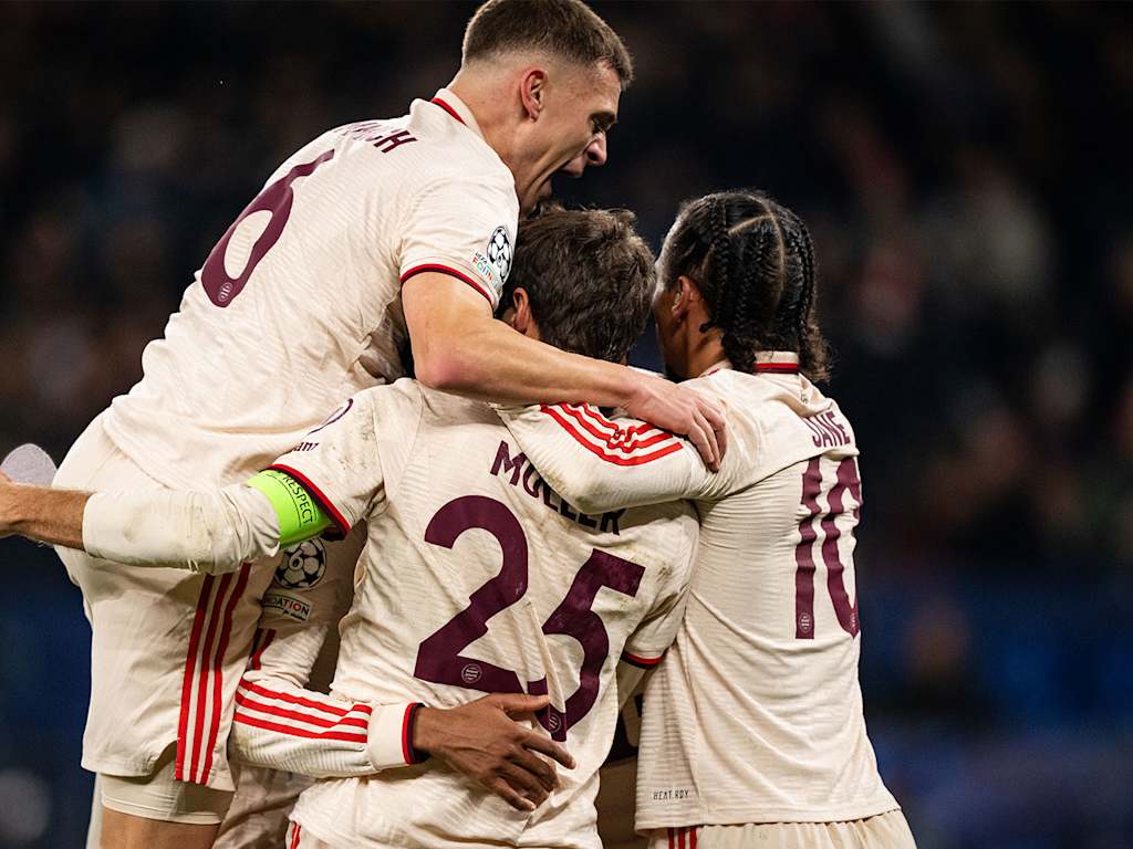 Jugada del partido de Champions League entre el Shakhtar Donetsk y el FC Bayern