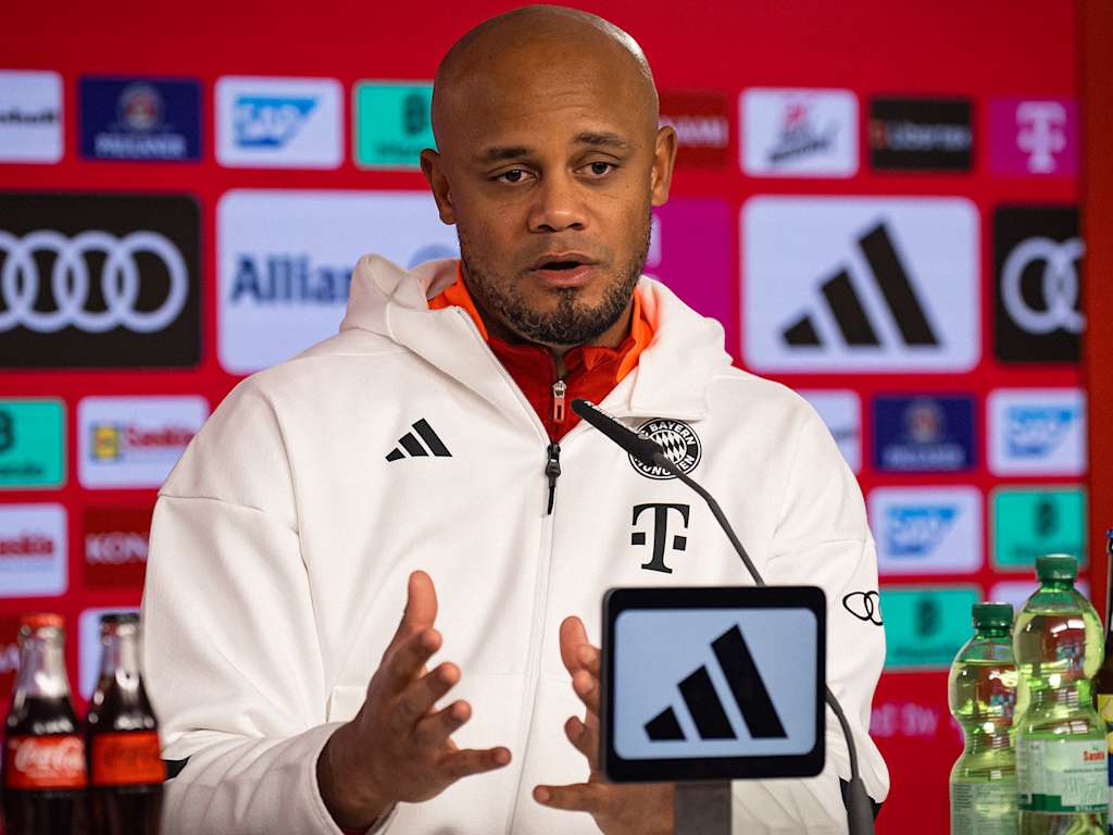 Vincent Kompany im Training des FC Bayern