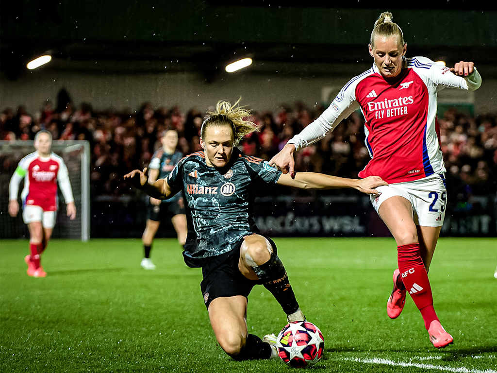 Magdalena Eriksson, im Auswärtsspiel der FC Bayern Frauen beim FC Arsenal