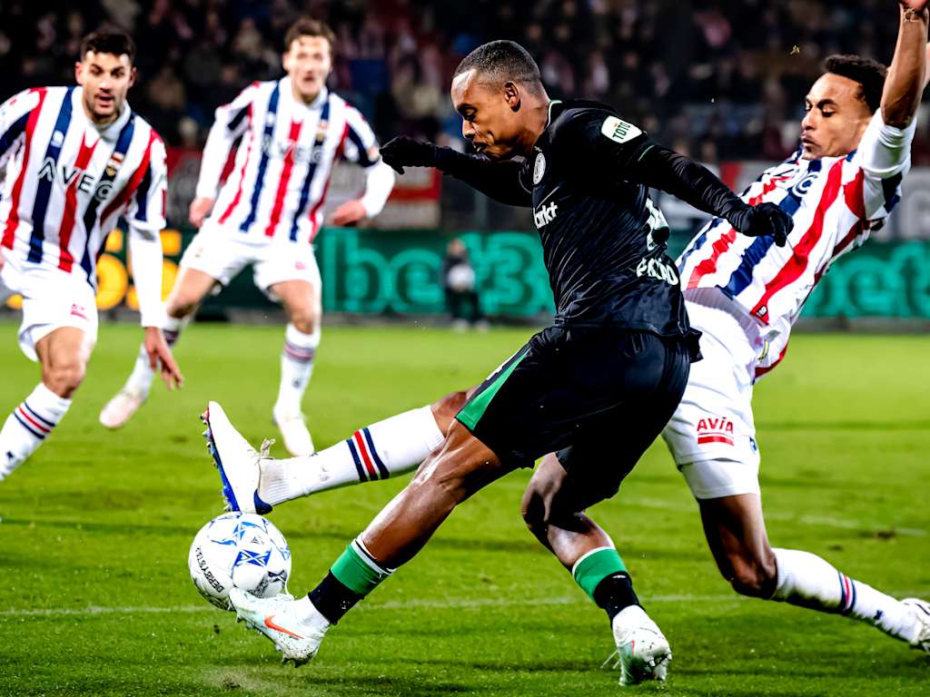 Igor Paixao of Feyenoord in the away match at Willem II Tilburg.