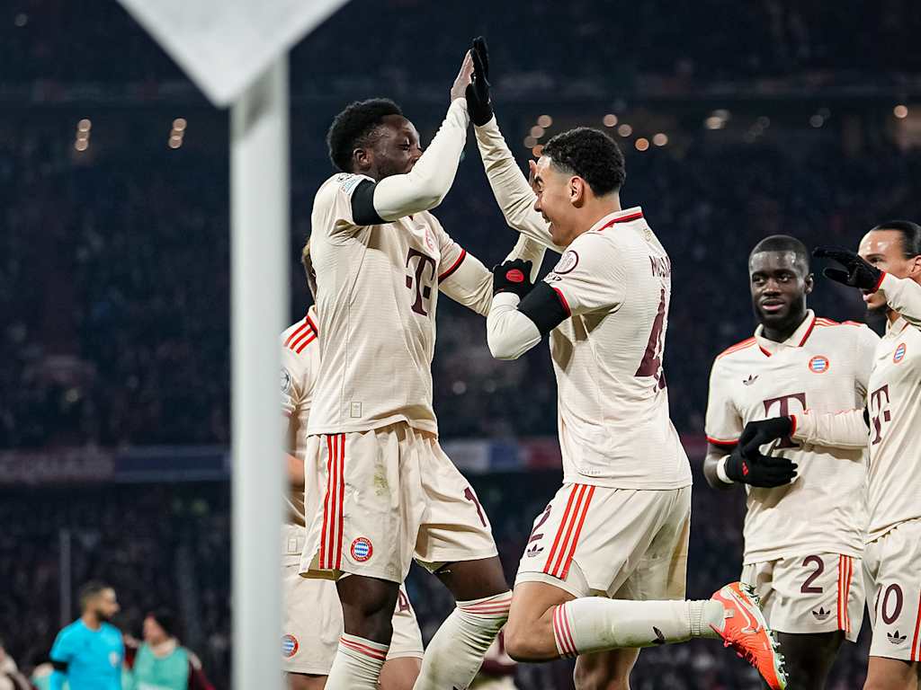 Spielszene aus der Partie FC Bayern - Celtic Glasgow