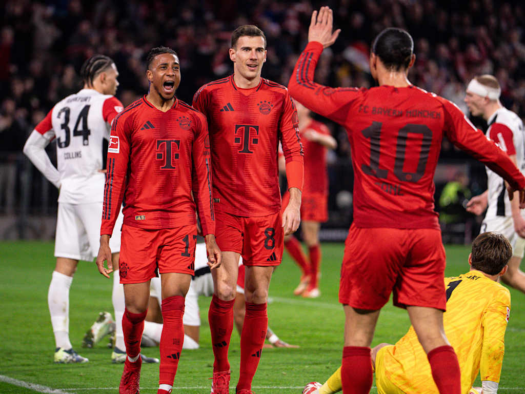 Spielszene aus dem Bundesliga-Spiel FC Bayern vs. Eintracht Frankfurt