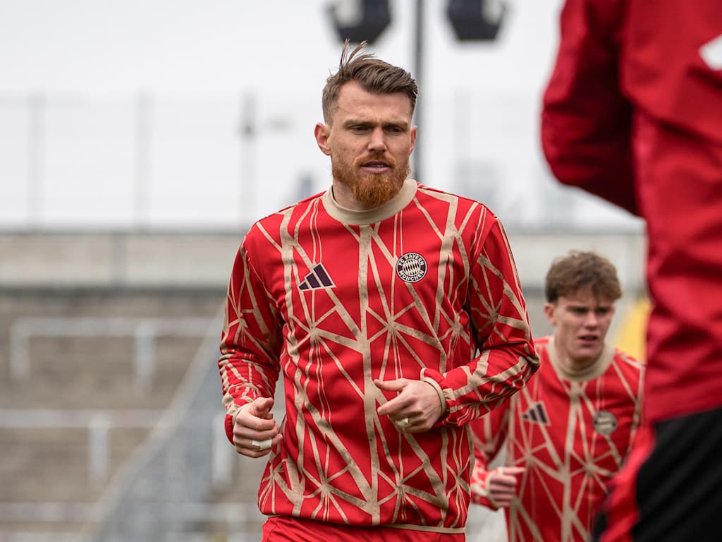 Steve Breitkreuz vor dem Spiel gegen Würzburg.