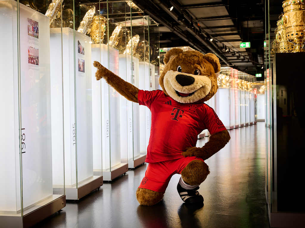 Berni im FC Bayern Museum