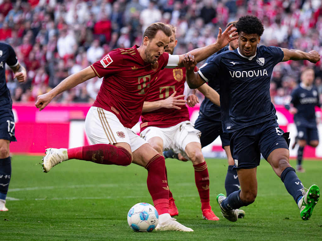 Spielszene aus dem Bundesliga-Spiel FC Bayern vs. VfL Bochum