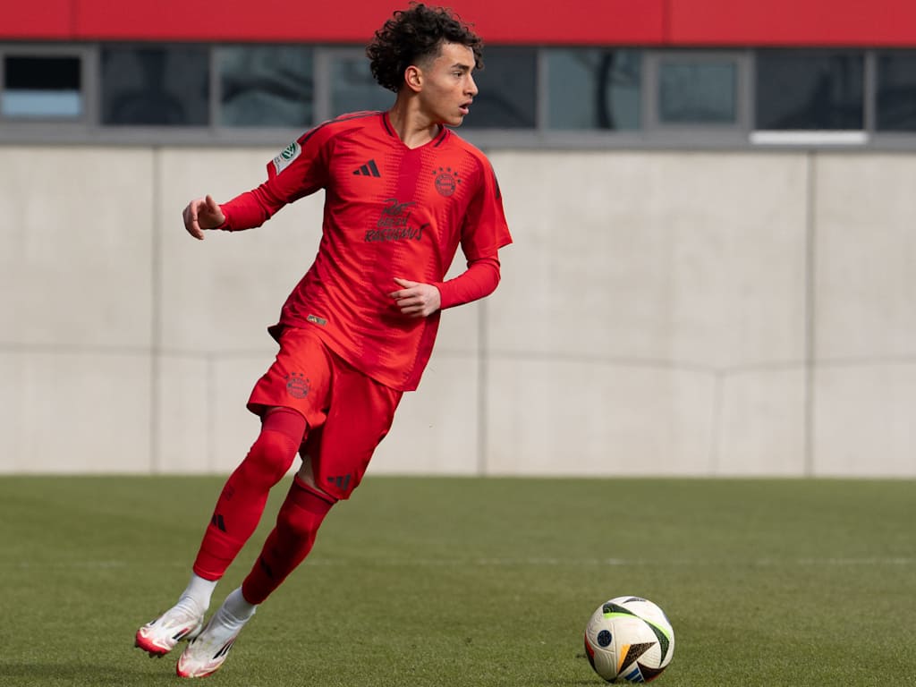Szene aus dem Spiel der FCB-U17