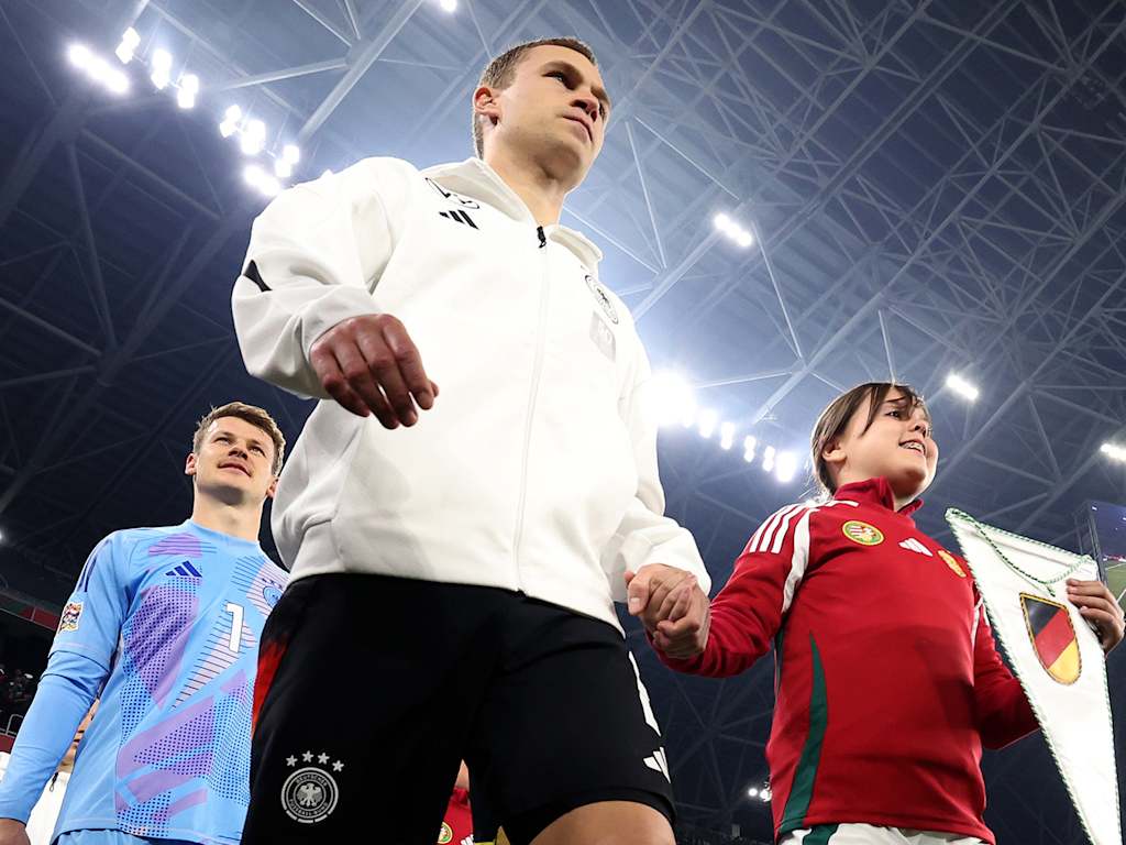 Joshua Kimmich leads out Germany as captain